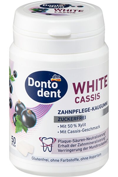 OEM Sugar-free chewing gum with blackcurrant flavor, 50 pieces