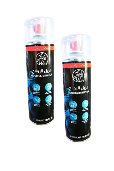 GENERIK بخاخ لايت ويف لإزالة الروائح 600 مل (مجموعة من قطعتين)