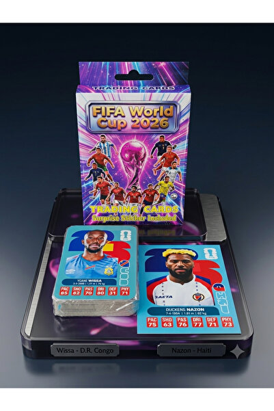 Mikro Futbolcu Kart 2026 Dünya Kupası Futbolcu Kartlar Cards