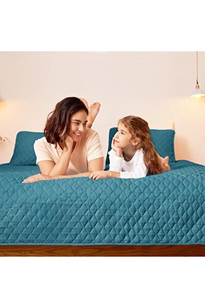 Exclusivo Mezcla Reversible Twin Quilt Bedding Set with Pillow Sham, Lightwei...