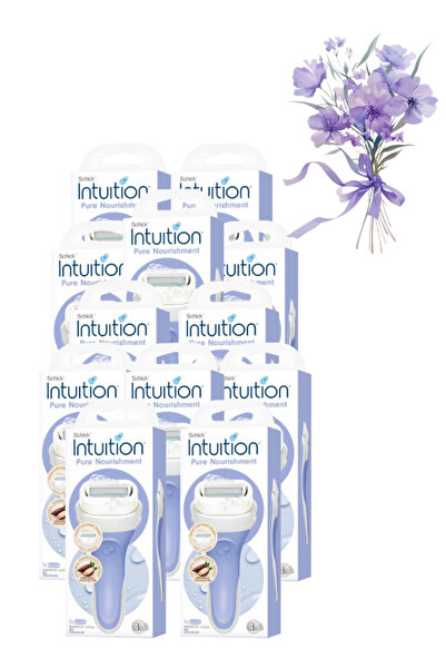 Schick Intuition 12 Pieces Intuition Pure Nourishment Women's Razor Blades wi...