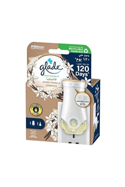 Glade Essential Oil Scent Diffuser Device with Vanilla Refill - 20 ml