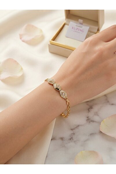 XUPING JEWELRY Luxury Model Zircon Stone Detailed Design Women's Bracelet