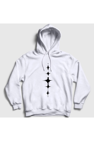 Presmono Unisex White Tacet Mark Wuthering Waves Hooded Sweatshirt 619103Tt