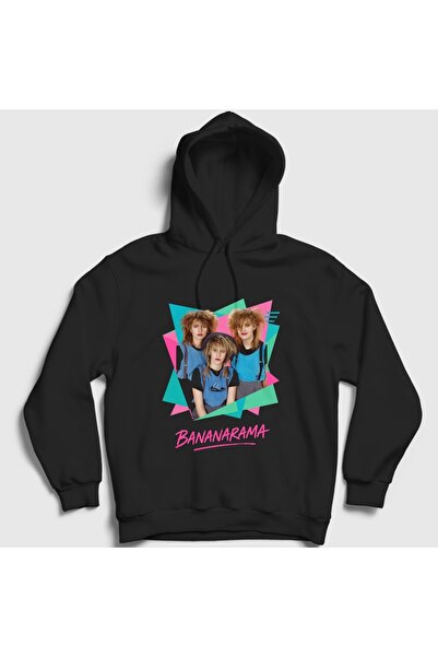 Presmono Unisex Black Poster Pop Bananarama Hooded Sweatshirt 618827Tt