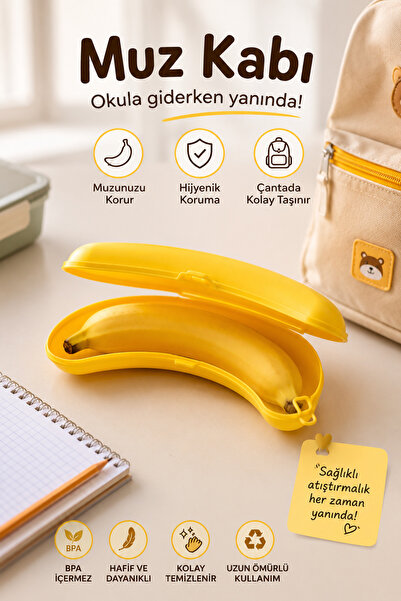 EMİLA HOME Banana Container - Storage Box