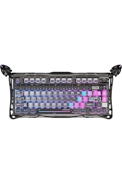 Gravastar لوحة مفاتيح ألعاب ميكانيكية K1 Pro إصدار خاص بتصميم سايبربانك - تخط...