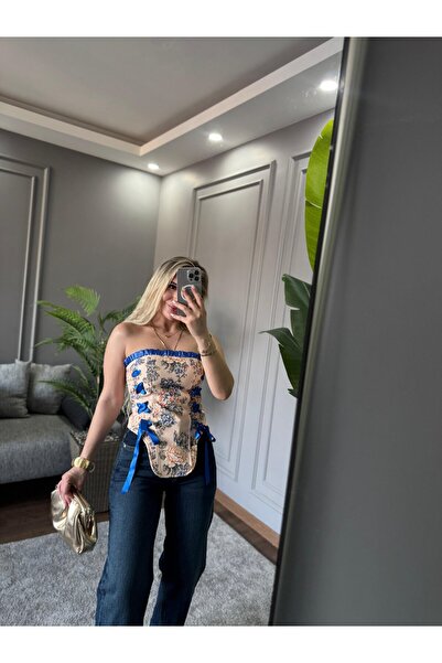 3e Rose DESENLİ KORSE