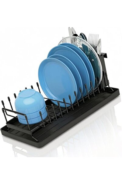 Duomama Dish Drying Rack - Space-Saving Stainless Steel Dish Drainer with Cut...