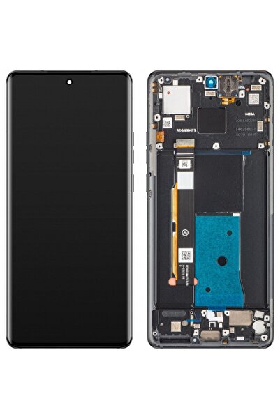 Motorola Γνήσια Οθόνη Και Μηχανισμός Αφής με Πλαίσιο Eclipse Black Edge 40 (S...