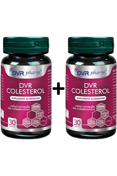 DVR Pharm DVR пакет, поддържа нормални нива на холестерол и триглицериди, 2x3...