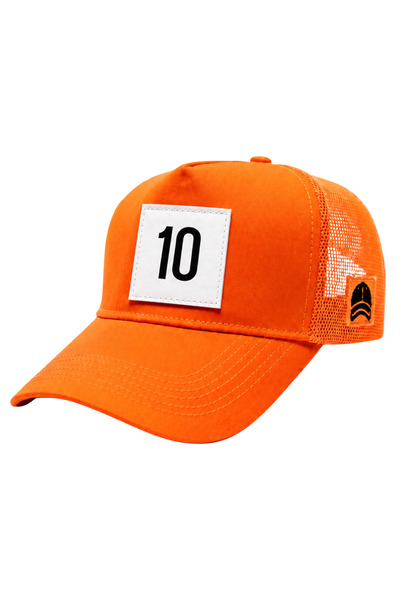 all hats 10 Count Patch Detailed Mesh Trucker Baseball Cap