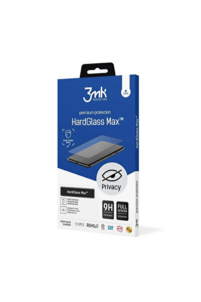 3MK Hardglass Max Privacy Pentru iPhone X Xs 11 Pro Protecție din sticlă Anti...