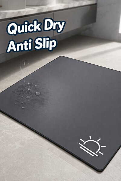 Generic 1 Pc Diatom Mud Rubber Quick Dry Absorbent Bath Mat Non Slip Washable...