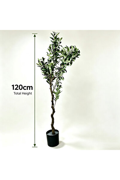 Yallabena Indoor Decor 120cm Fake Olive Tree Potted, Realistic Artificial Sim...