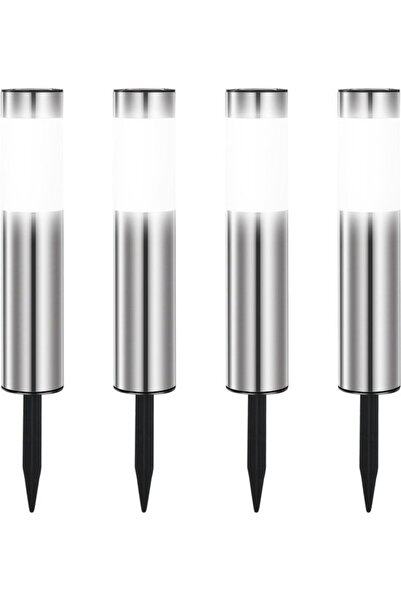 STARSTAR 4-Pack Waterproof Cool White Outdoor Solar Garden Lights, Landscape ...