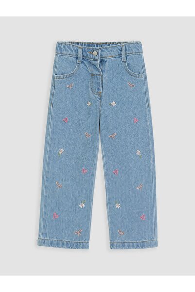 LC Waikiki Indigo regular fit vezene dečije farmerke W6DY26Z1
