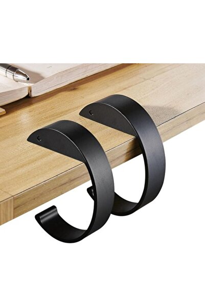 STARSTAR Portable Desktop Bag Hooks, 2-Pack, C-Shaped Handbag Hooks, Can be h...