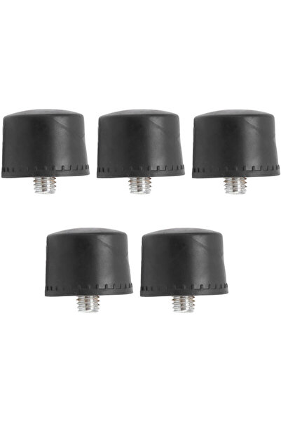 STARSTAR Black rubber hammer heads, 5 pieces, with striking tips, non-slip an...