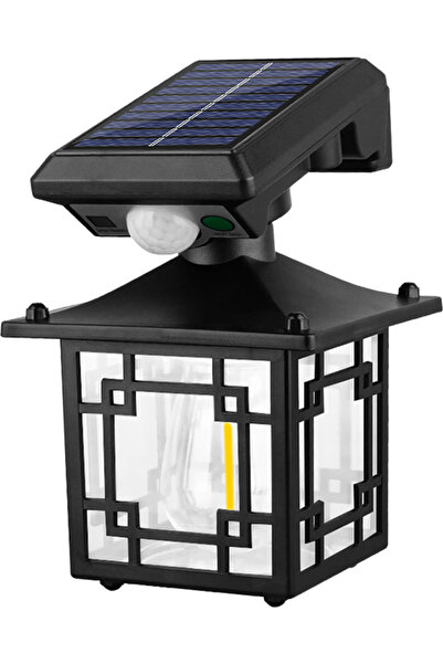 Morvena Picks Aplică solară de perete de exterior, impermeabilă IP65, cu senz...