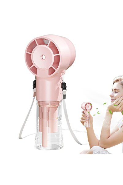 STARSTAR Portable Fan with Water Mist Function USB Rechargeable Pocket Fan 4-...