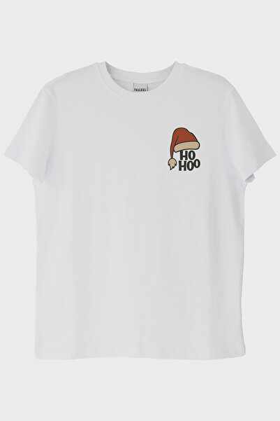 lofux Ho Ho Hat White T-Shirt
