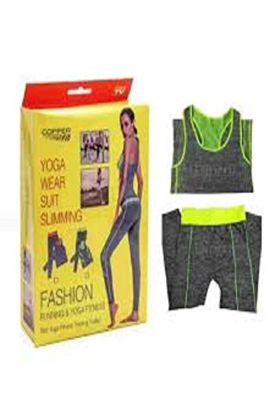 Generic Copper Fit Yoga Wear Suit Slimming (طقم ملابس اليوغا والتخسيس من كوبر...