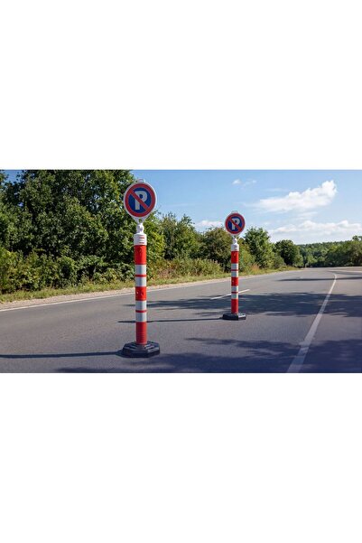 TRAFİKSAN UYARI DİKMESİ Ø 110*120 CM (ÇİFT REFLEKTİFLİ) PPC /PVC
