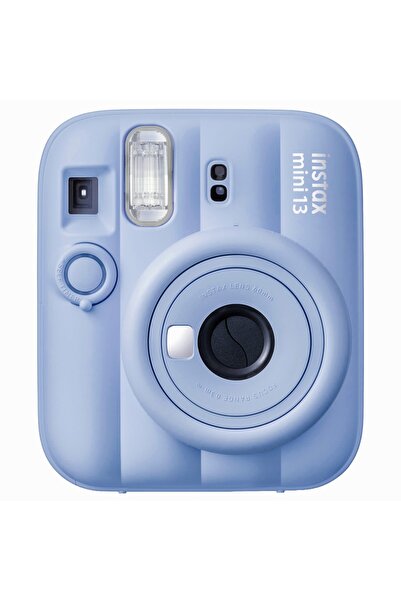 Fujifilm Instax mini 13 Mavi Fotoğraf Makinesi 10'lu Film Kare Albüm ve Deri Kılıf Bundle Box