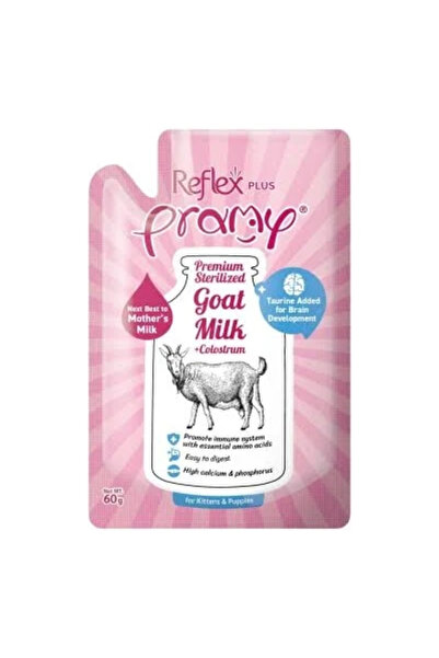 Reflex Pramy Cat Kolostrum ve Taurinli Sterilize Kedi Keçi Sütü 60 Gr