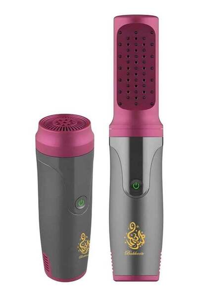 BAKHOOR Rechargeable Hair Incense Burner Portable Comb Oud Holder Electric Ar...