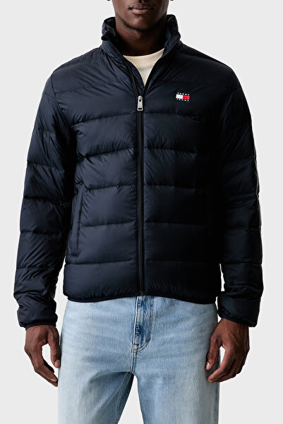 Tommy Jeans Kapitoneli Relaxed Fit Dik Yaka Mont Erkek MONT DM0DM23231 C1G