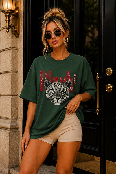 FECCY Tricou Premium Unisex pentru bărbați/femei, din bumbac supradimensionat...
