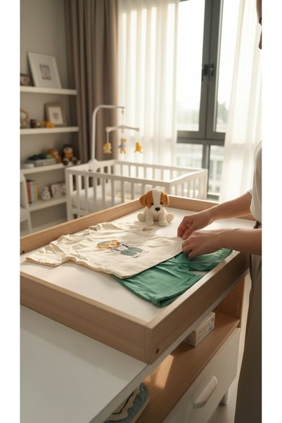 balbeybi Baby Boy Teddy Bear Printed 2-Piece Set Short Sleeve T-Shirt Shorts Summer Cotton Baby Set 6-9 Months 9-12 Months 12-18 Months