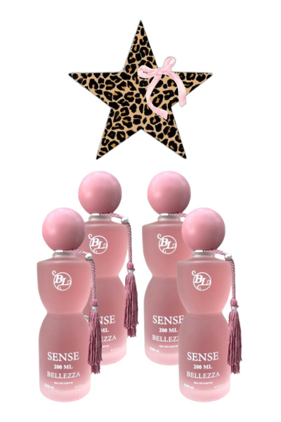 Bellezza 4 قطع عطر سنس 200 مل
