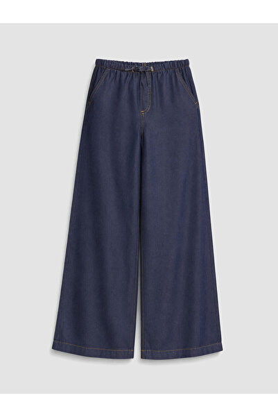 LC Waikiki Lcw Kids Indigo Wideleg Girls' Jean Pants