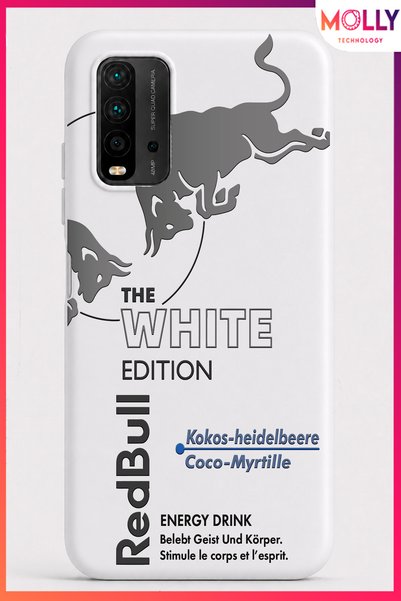 Molly White the White Edition Patterned Inside Velvet Silicone Case for Redmi 9t