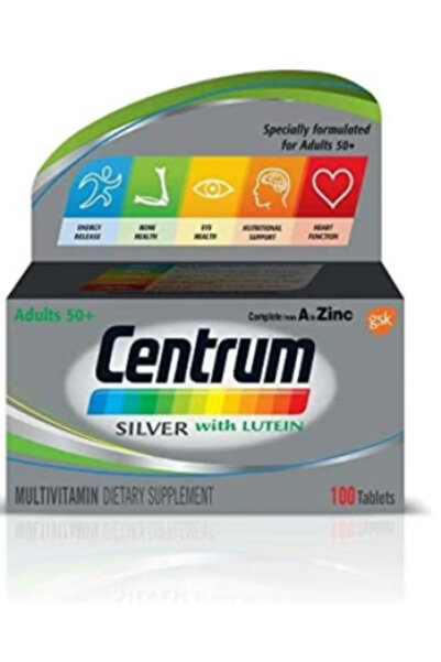 Centrum Silver with Lutein - 100 Tablets