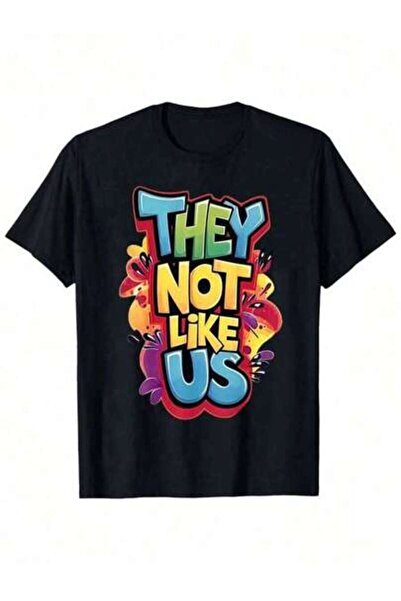 25W تي شيرت رجالي صيفي غير رسمي بطباعة جرافيكية من They Not Like Us، مصنوع من...