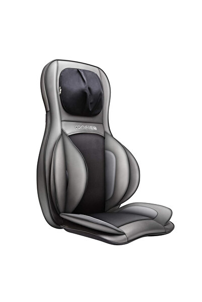 COMFIER Pernă de masaj Shiatsu 2D 3D pentru scaun, cu încălzire, vibrații, co...