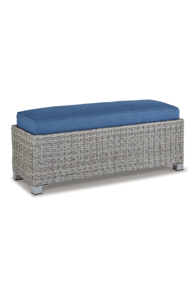 Ashley Furniture مقعد خارجي لشاطئ نابولي مع وسادة