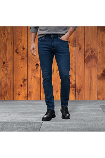 G GOLEND Blugi bărbați, croială regular fit, picior drept, denim elastic cu l...