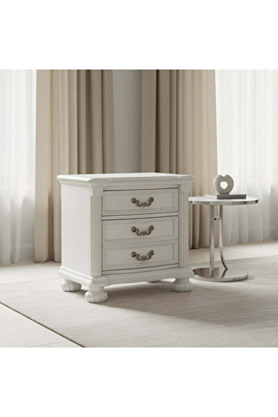 Ashley Furniture طاولة جانبية بثلاثة أدراج من مونتيلين