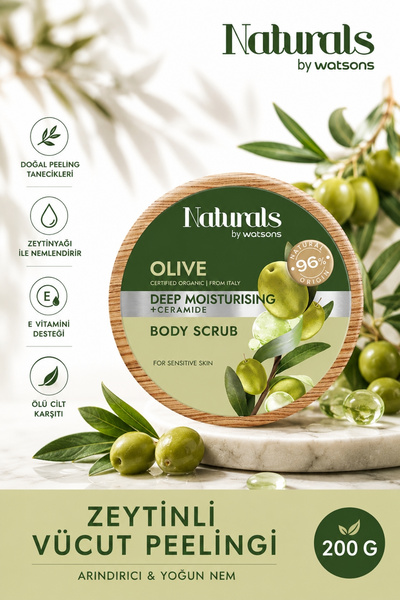 Naturals By Watsons Purifying & Intense Moisture: Olive Oil Body Peeling 200 ...