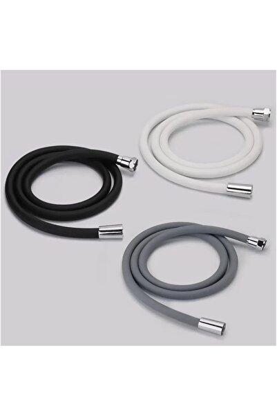 Morvena Picks Furtun de duș din silicon de 1,5/2 metri, disponibil în negru, ...