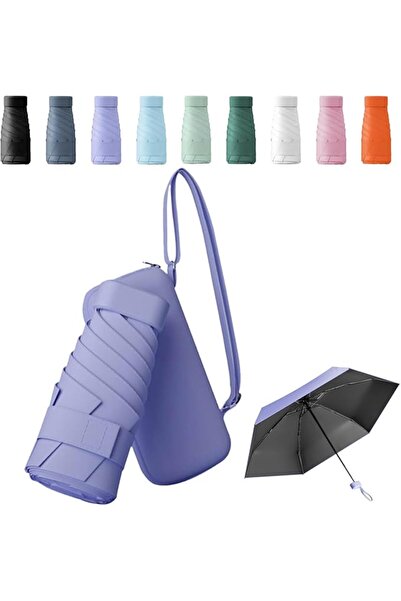 STARSTAR Mini folding umbrella, small folding umbrella with umbrella cover - ...