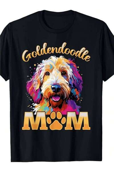 kai22 Men'S Goldendoodle Dog Lover T-Shirt - Heavyweight, Retro Design Featur...