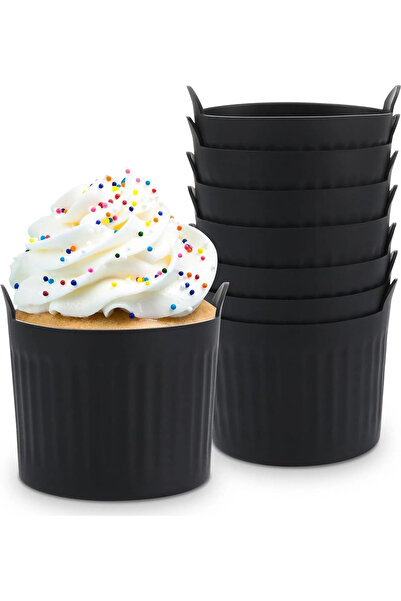 STARSTAR 8-piece silicone air fryer casserole dish, egg molds, and pudding ba...