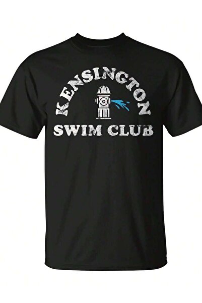 LİNA06 Swim Club Humorous North Philadelphia Unisex-Shirt, Suitable Daily Wea...