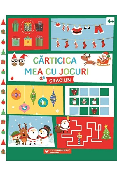 Paralela 45 Carticica mea cu jocuri de Craciun +4ani